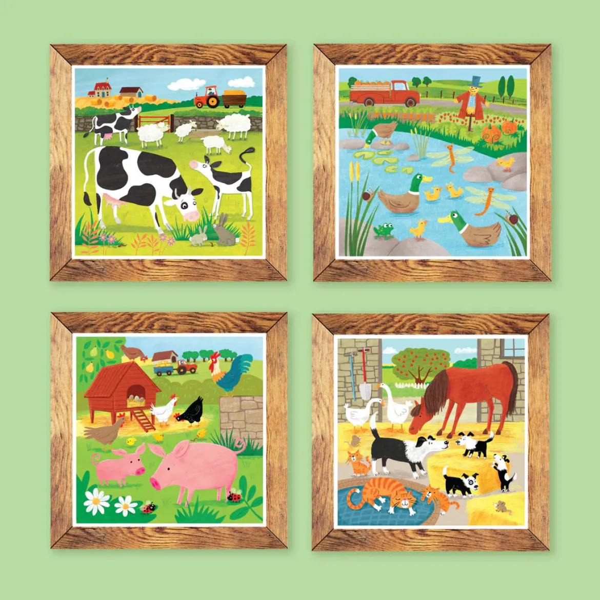 Magic Painting World Vedellä Värjättävät Kuvat- Farm