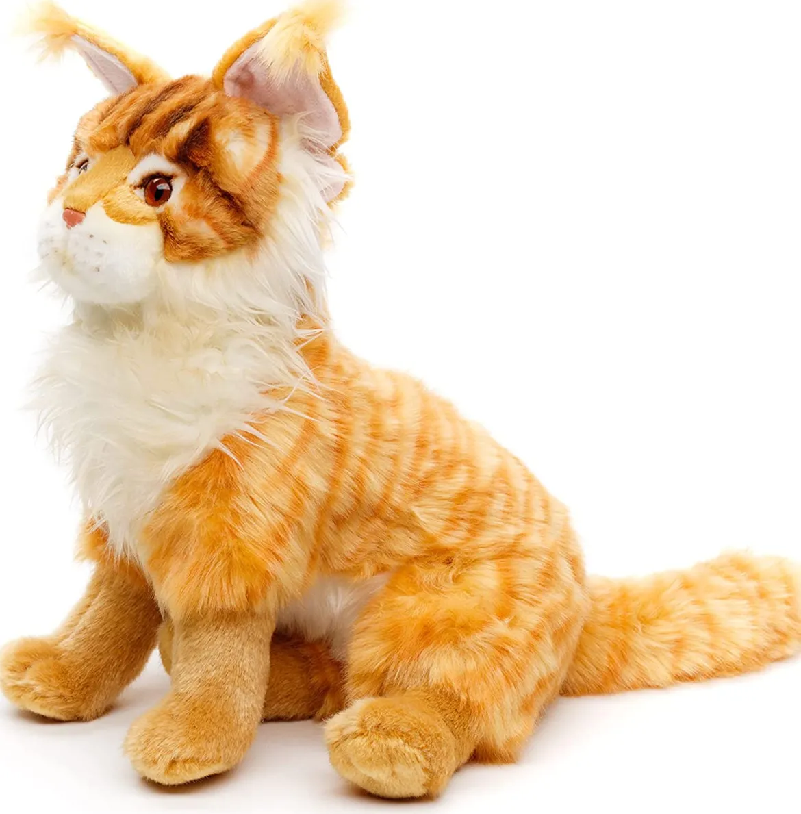 Maine Coon Kissa Pehmolelu 28cm Oranssi