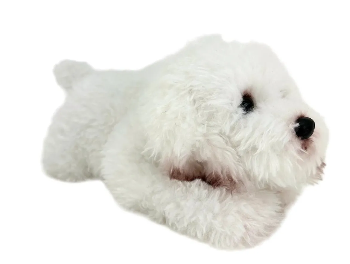 Makaava Bichon Frise Koira Pehmolelu 30cm