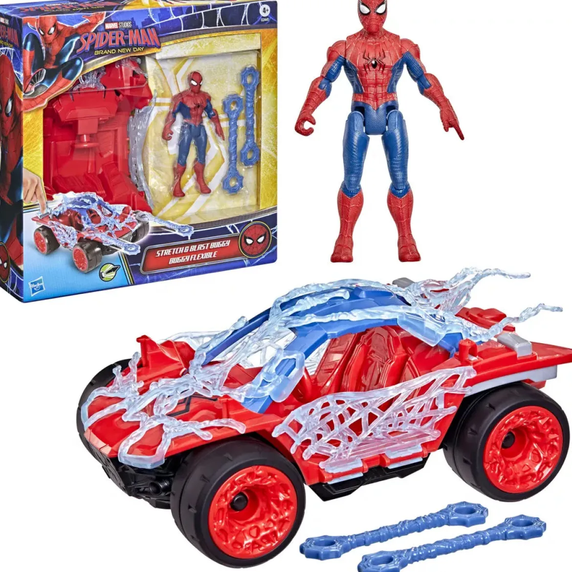 Marvel Spider-Man Web Blast Ajoneuvo ja Hahmo