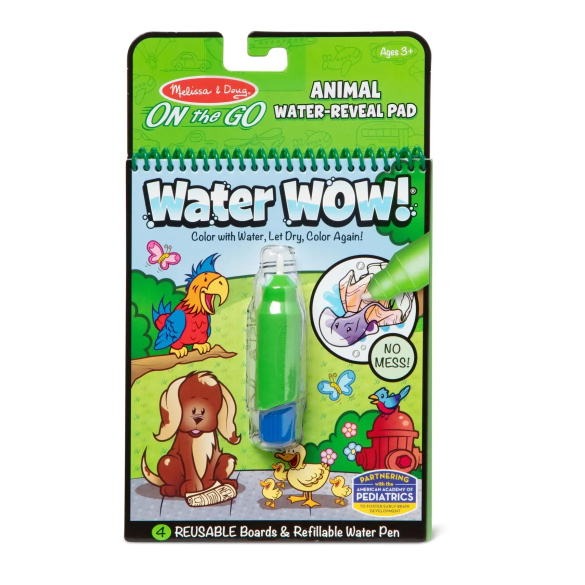 Melissa and Doug Water Wow! Vedellä Värjättävät Kuvat Eläimet