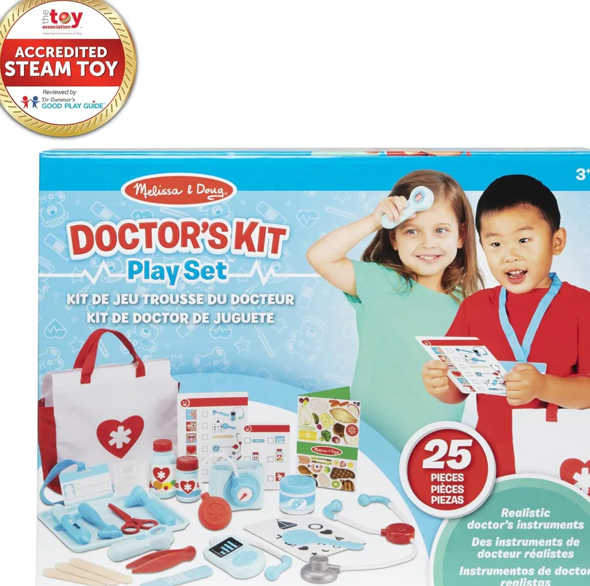 Melissa & Doug Get Well Lasten Lääkäri Leikkisetti