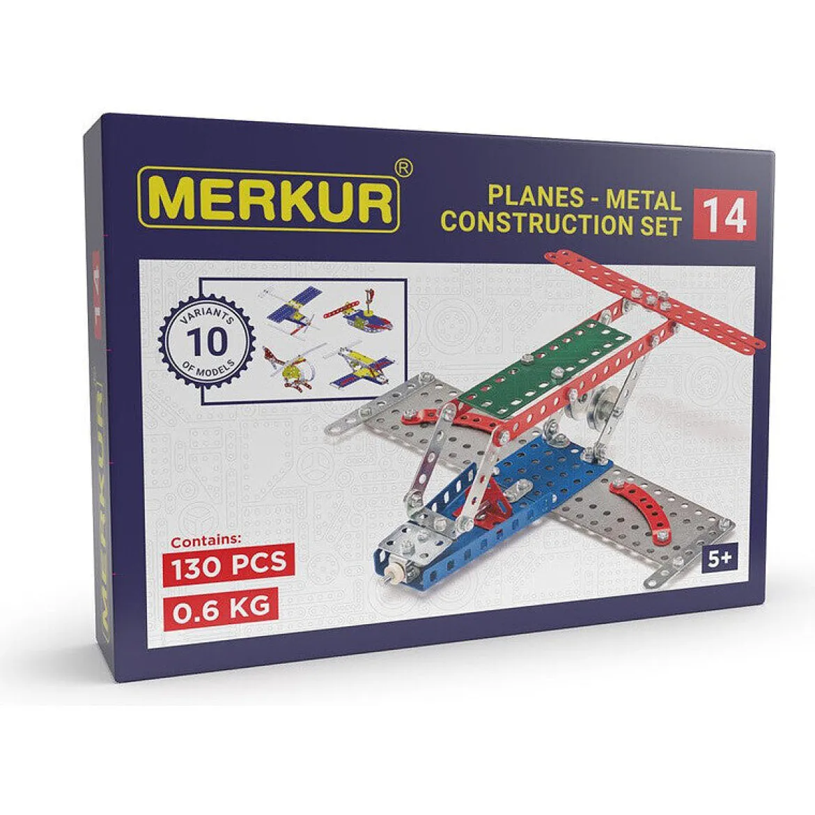 Merkur Metallinen Rakennussarja 014 Lentokone