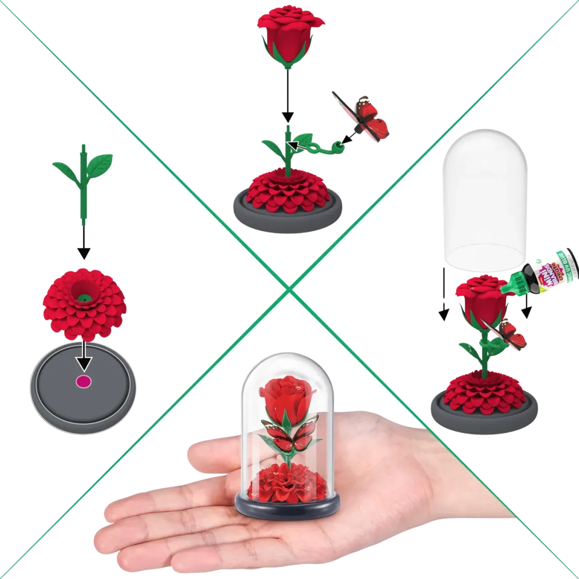 Mini Brands Create Garden, Yllätyspallo Tee Oma Kasvi