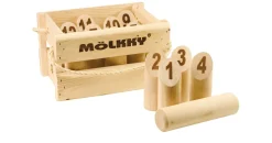 Mölkky-Peli Puulaatikossa