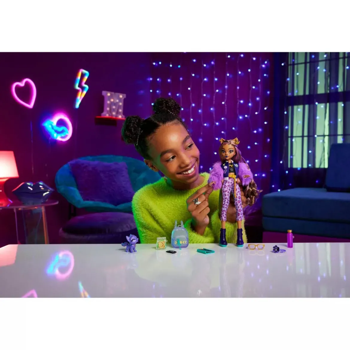 Monster High Clawdeen Wolf ja Tarvikkeita