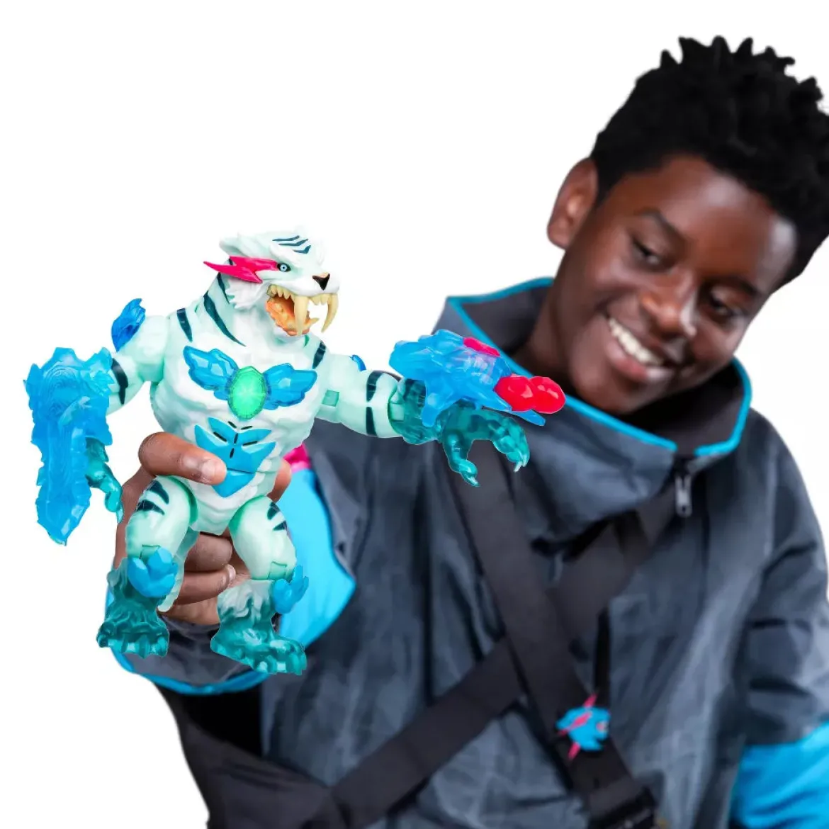 Mr Beast LAB Mutators Cryo Lab Collector Figure Valoilla ja Äänillä
