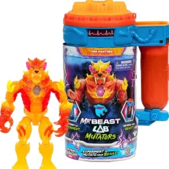MrBeast Lab Mutator -Toimintahahmo Fire Panther