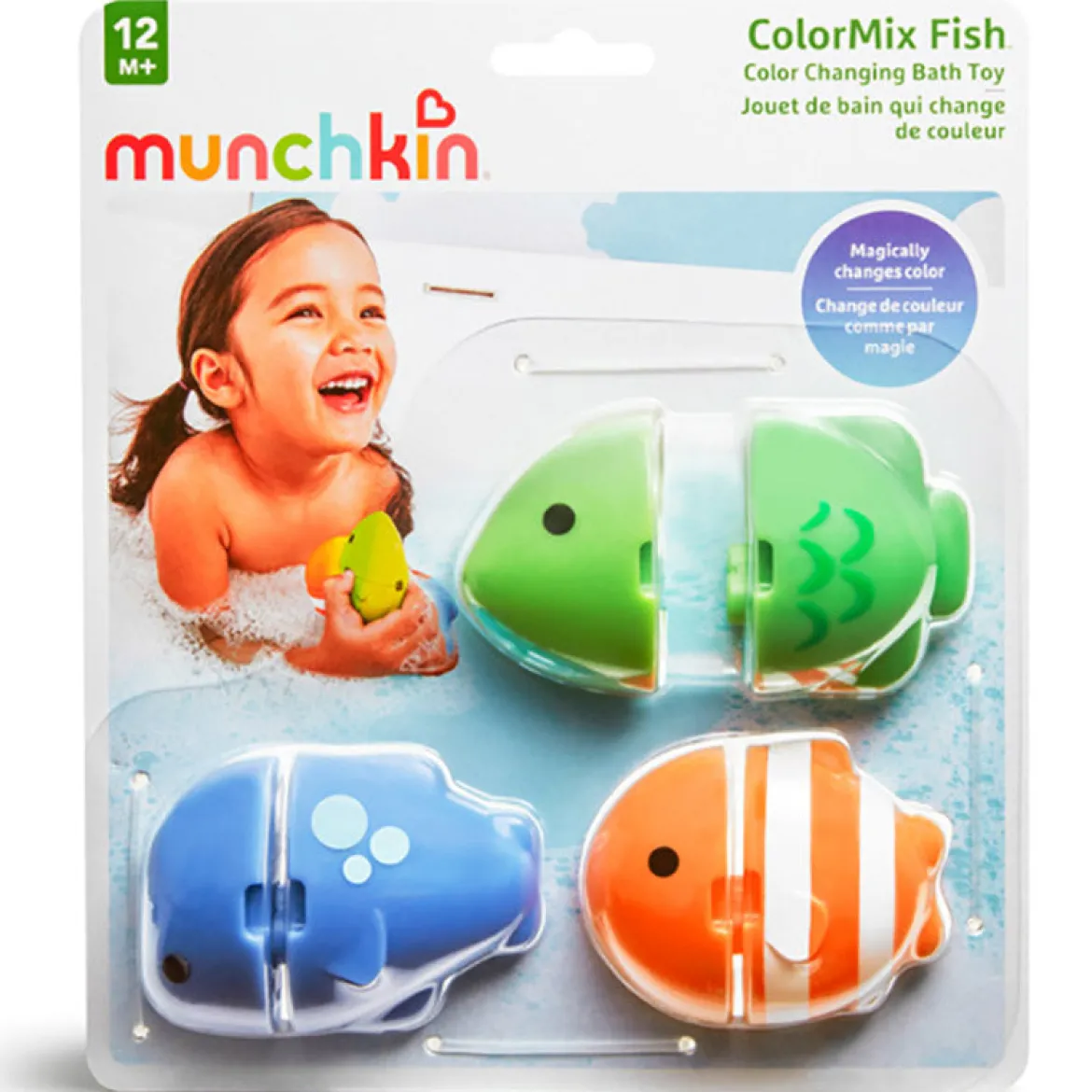 Munchkin Kylpylelu Väriä Vaihtavat Yhdisteltävät Kalat
