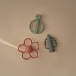 Mushie Rocket Rattle Teether Raketti Purulelu