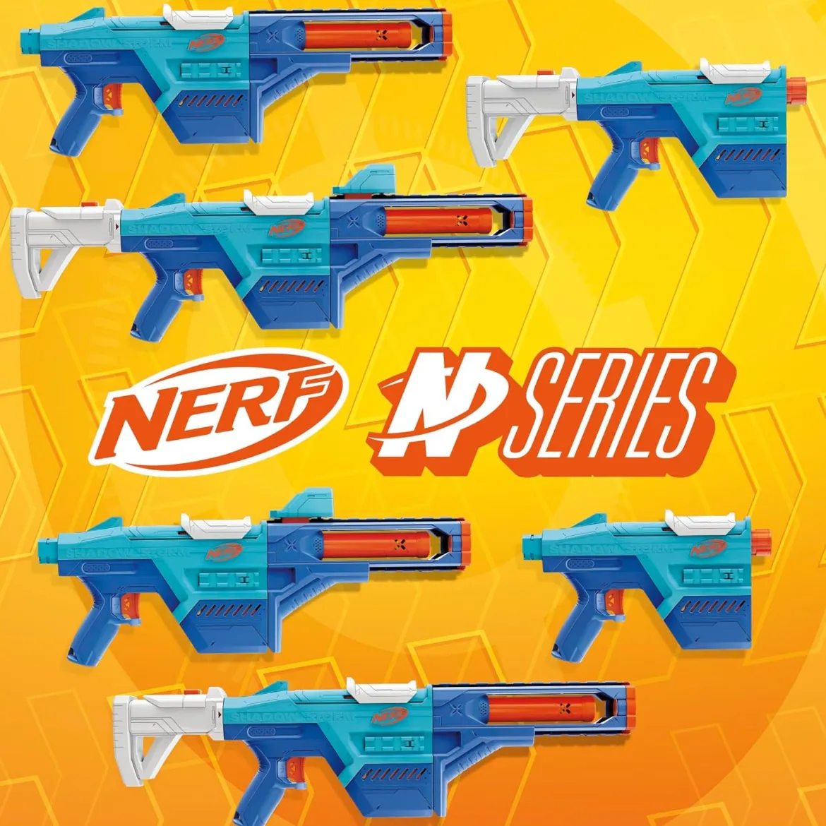 Nerf N Series Blaster Shadow Storm Vaahtomuoviammusase