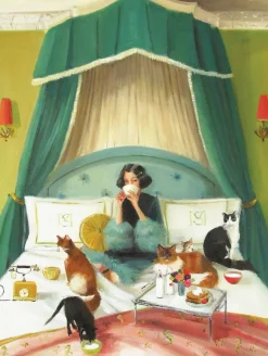 New York Puzzle Company 500 Palan Palapeli Breakfast In Bed