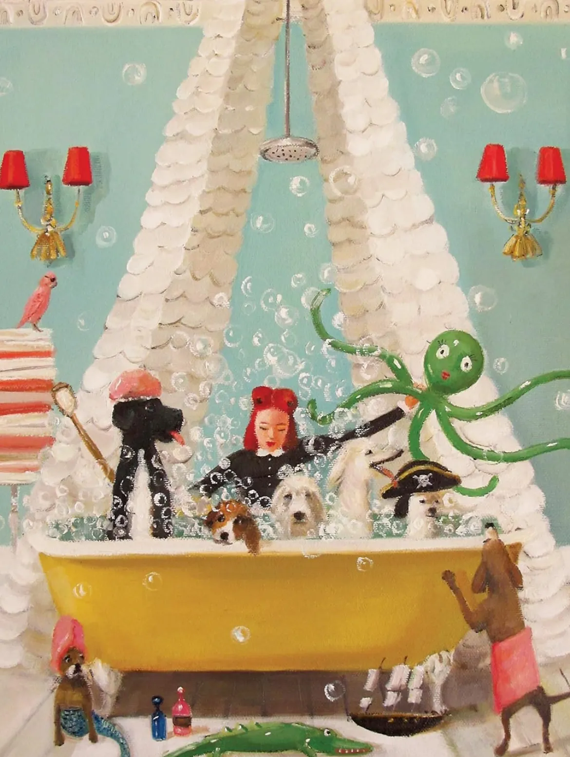 New York Puzzle Company 1000 Palan Palapeli Bubble Bath
