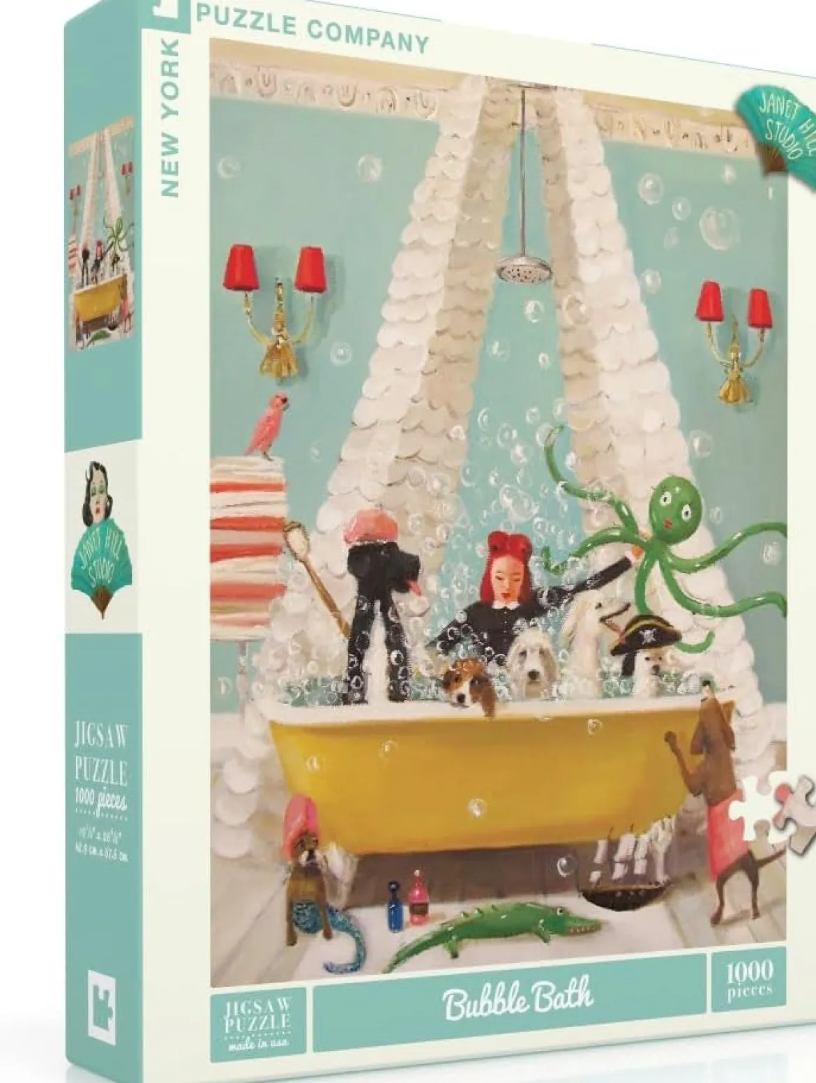 New York Puzzle Company 1000 Palan Palapeli Bubble Bath