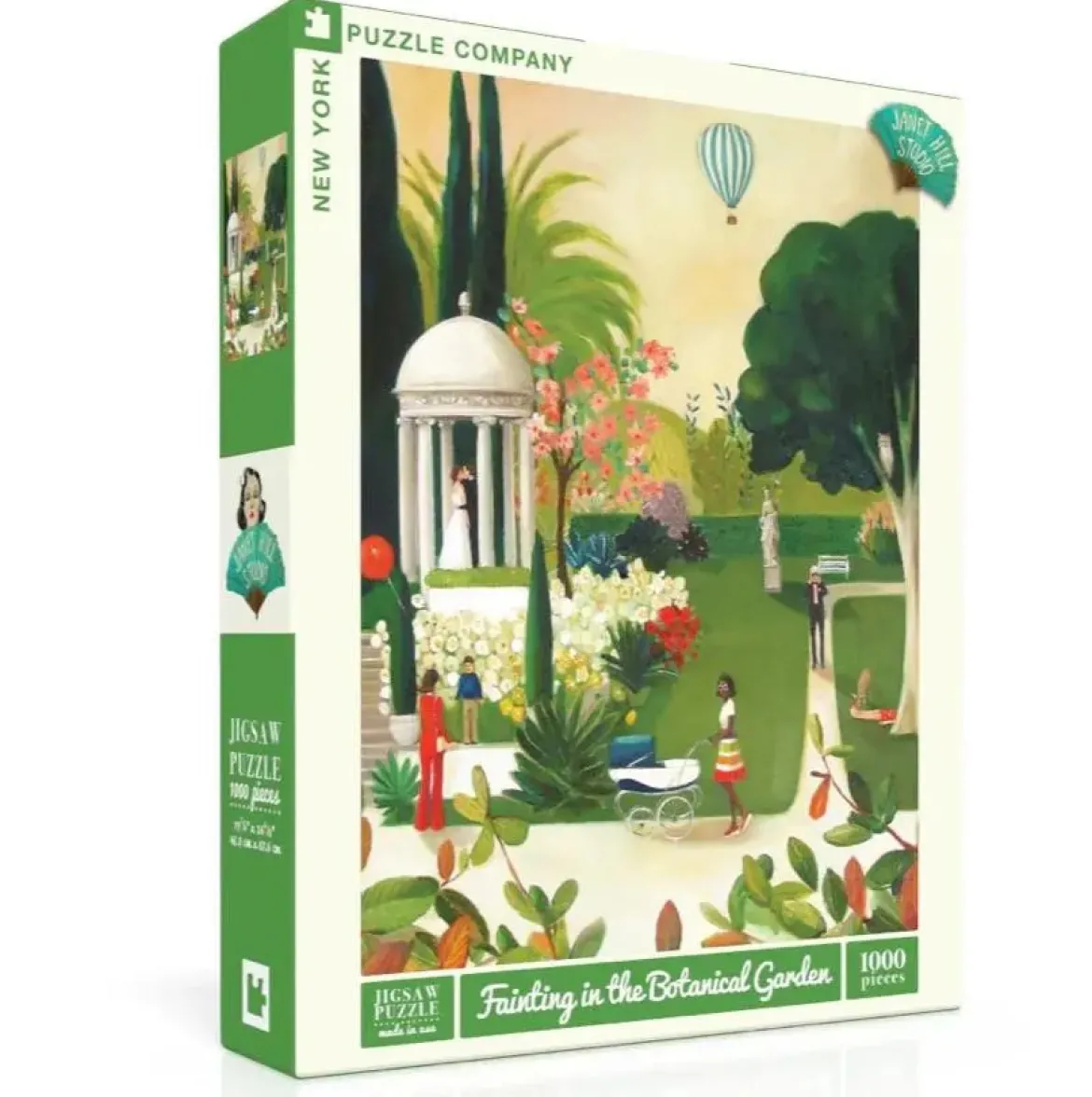 New York Puzzle Company 1000 Palan Palapeli Fainting in the Botanical Garden
