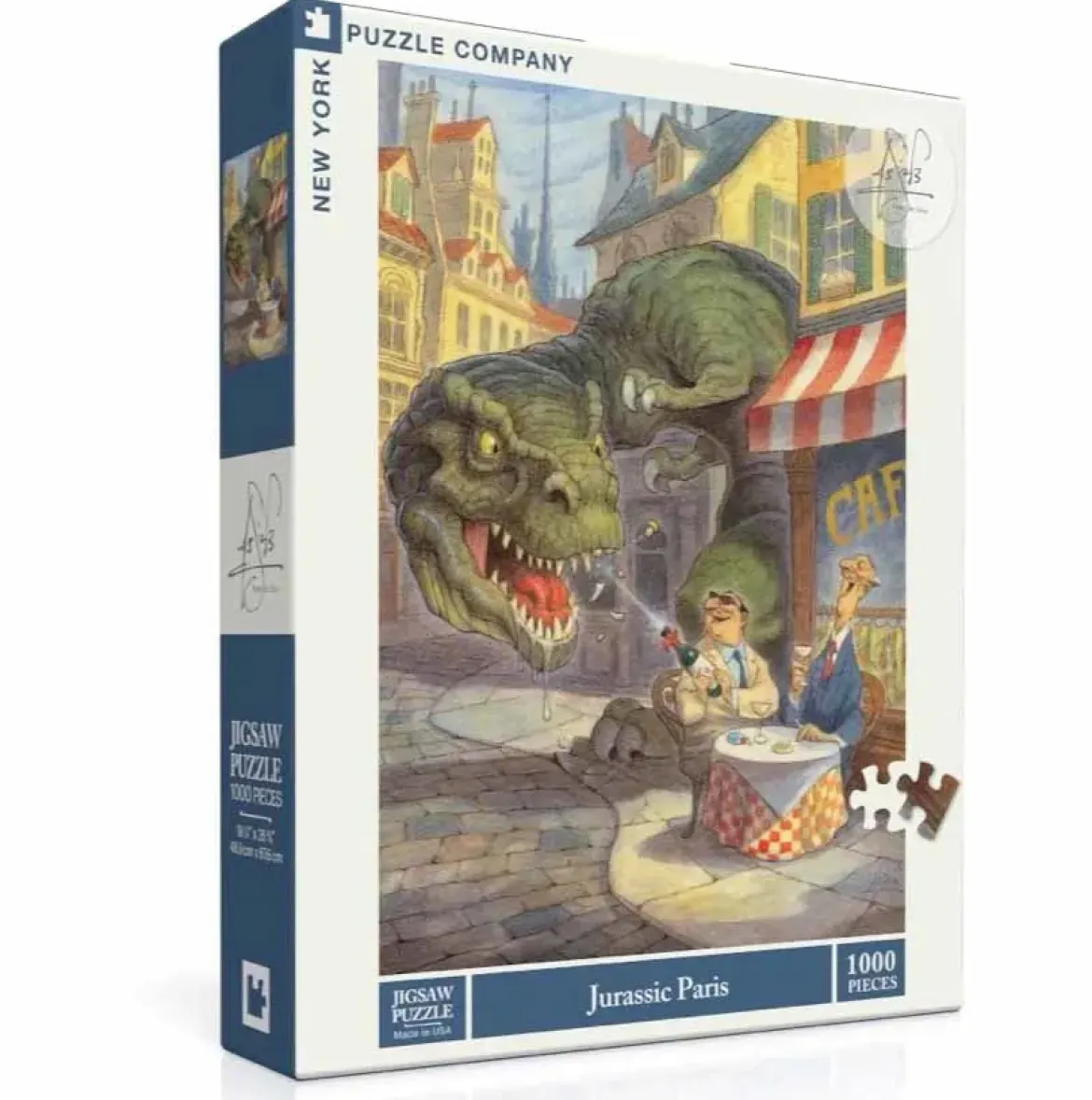 New York Puzzle Company 1000 Palan Palapeli Jurassic Paris