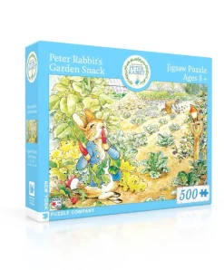 New York Puzzle Company 500 Palan Palapeli Peter Rabbits Garden Snack