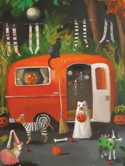 New York Puzzle Company 500 Palan Palapeli The Dogs Of Halloween