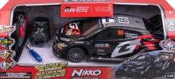 Nikko Radio-Ohjattava Toyota Gazoo Sweden 2024 Kalle Rovanperän Auto Lisärenkailla