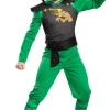 Ninjago Lloyd Vihreä Puku ja Naamari M (7-8v/127-136cm)