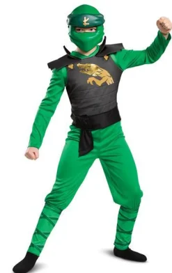Ninjago Lloyd Vihreä Puku ja Naamari M (7-8v/127-136cm)
