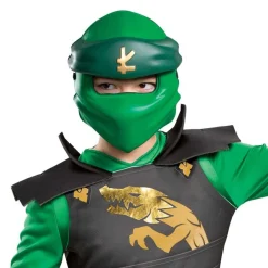 Ninjago Lloyd Vihreä Puku ja Naamari S (4-6v/109-126cm)