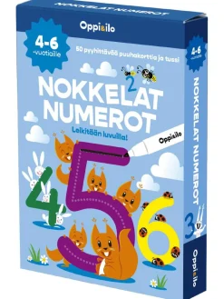 Oppi ja Ilo Nokkelat Numerot Puuhakortit