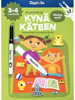 Oppi ja Ilo Pyyhittävä Kynä Käteen Puuhakirja
