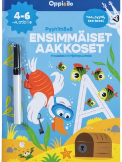 Oppi ja Ilo Pyyhittävät Ensimmäiset Aakkoset 4-6v