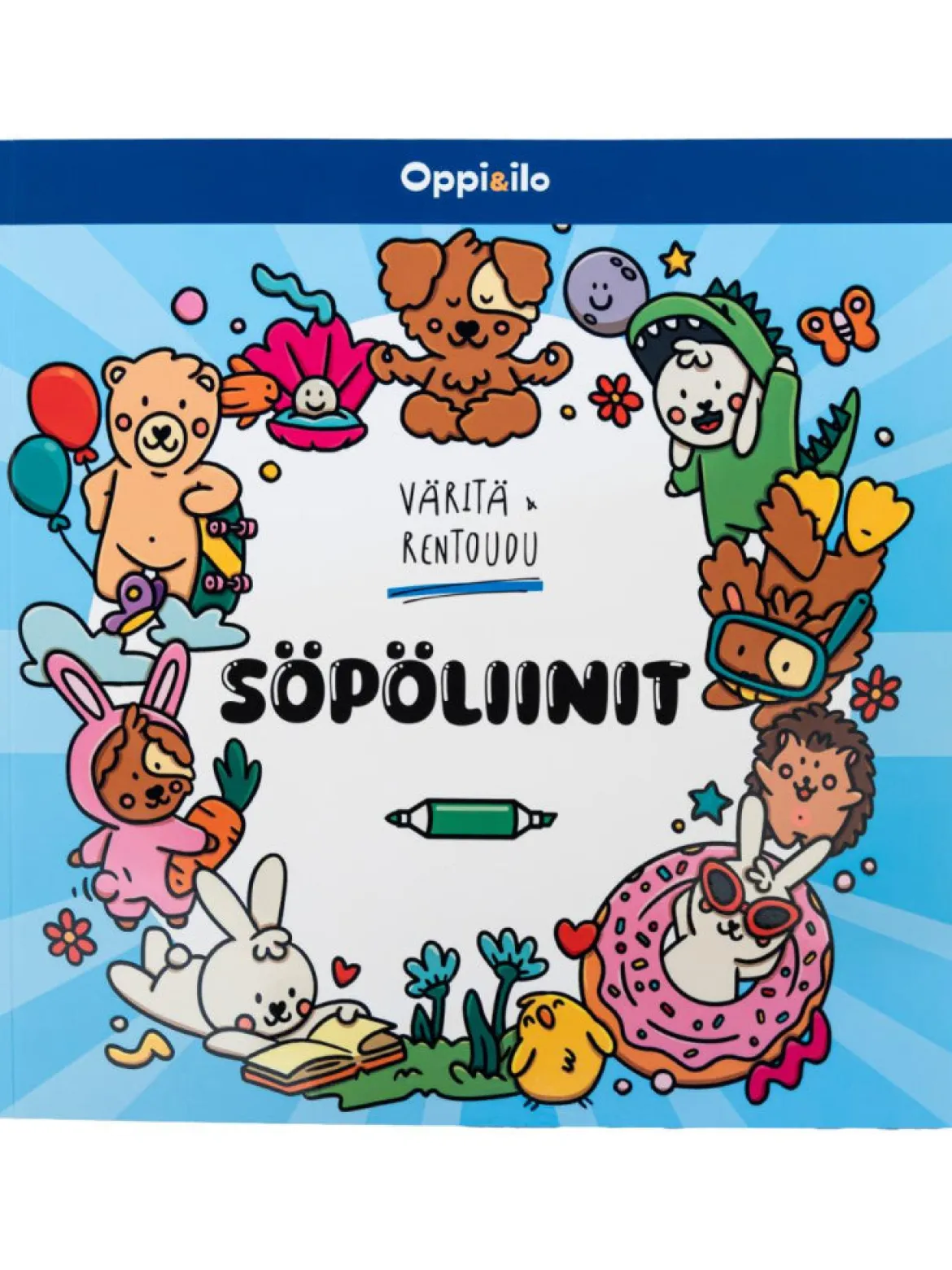 Oppi ja Ilo Väritä ja Rentoudu Söpöliinit