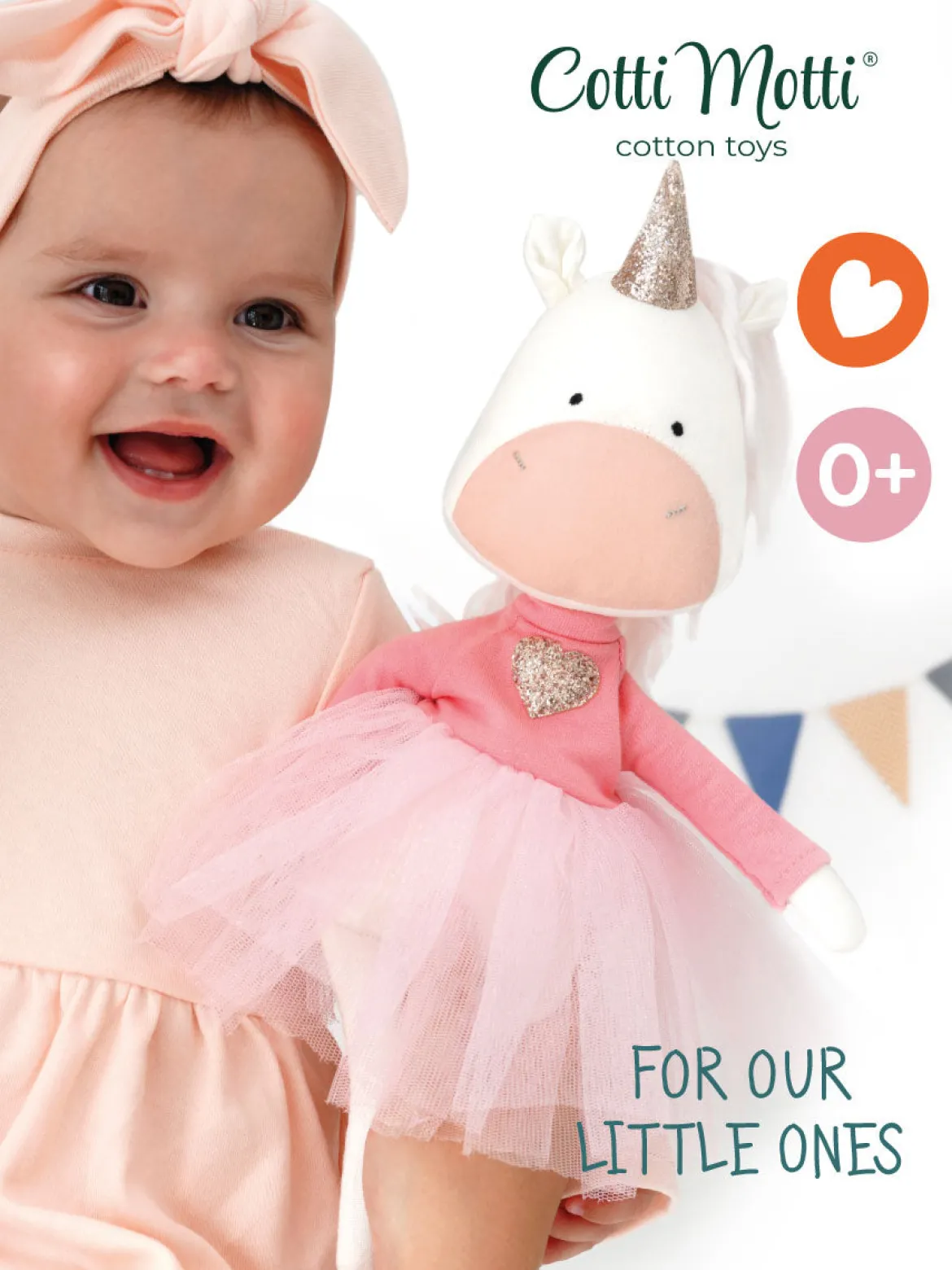 Orange Toys Cotti Motti Daphne Yksisarvinen Pehmolelu 29cm