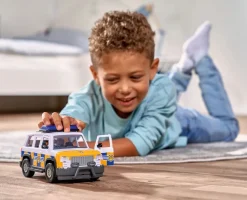 Palomies Sami Poliisin Auto Valolla Ja Äänillä