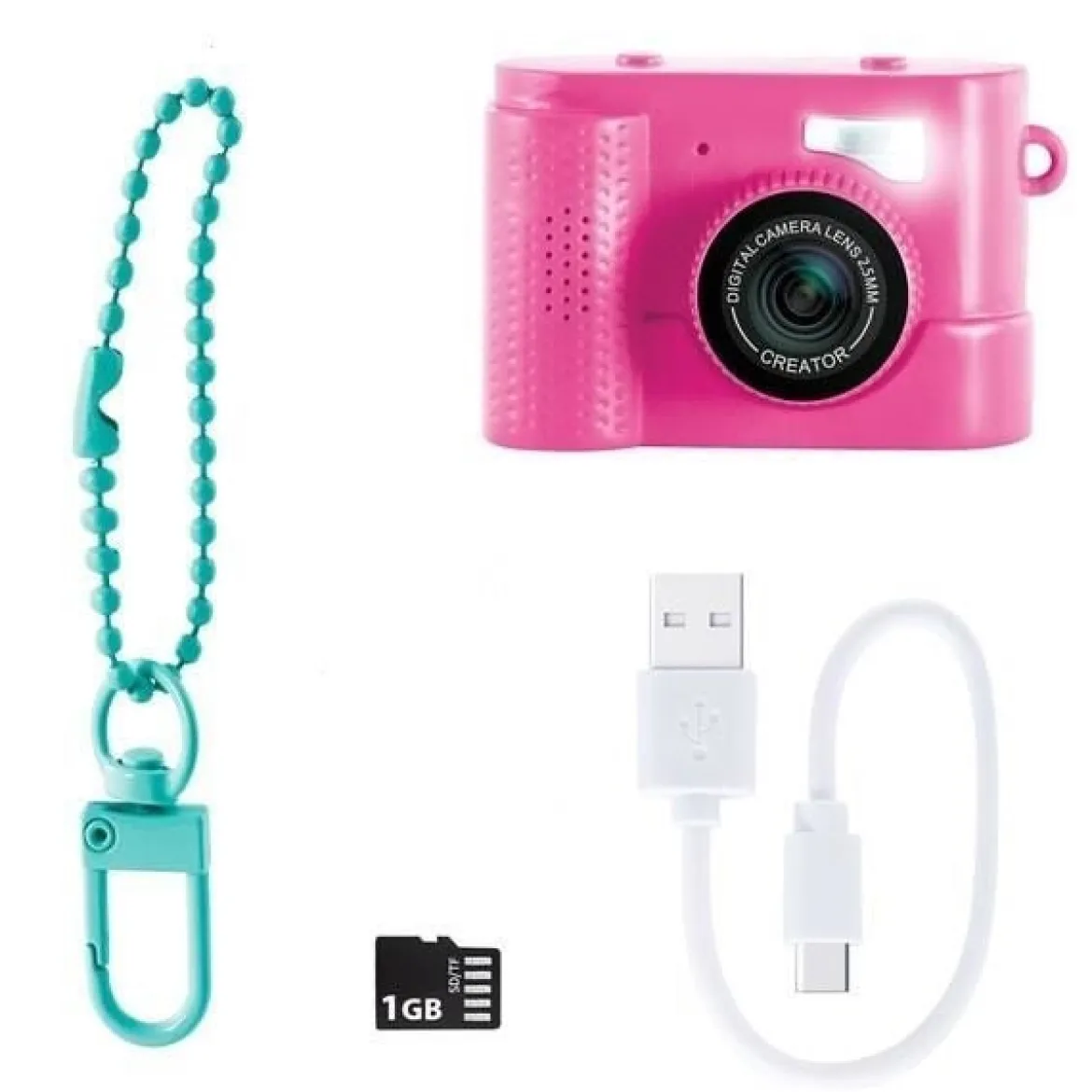 Photo Creator Digital Camera Mini Lasten Kamera Pinkki