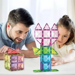PicassoTiles Magneettinen 3D Rakennussarja 63 osaa