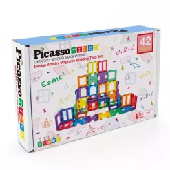 PicassoTiles Magneettinen 3D rakennussarja 42 osaa