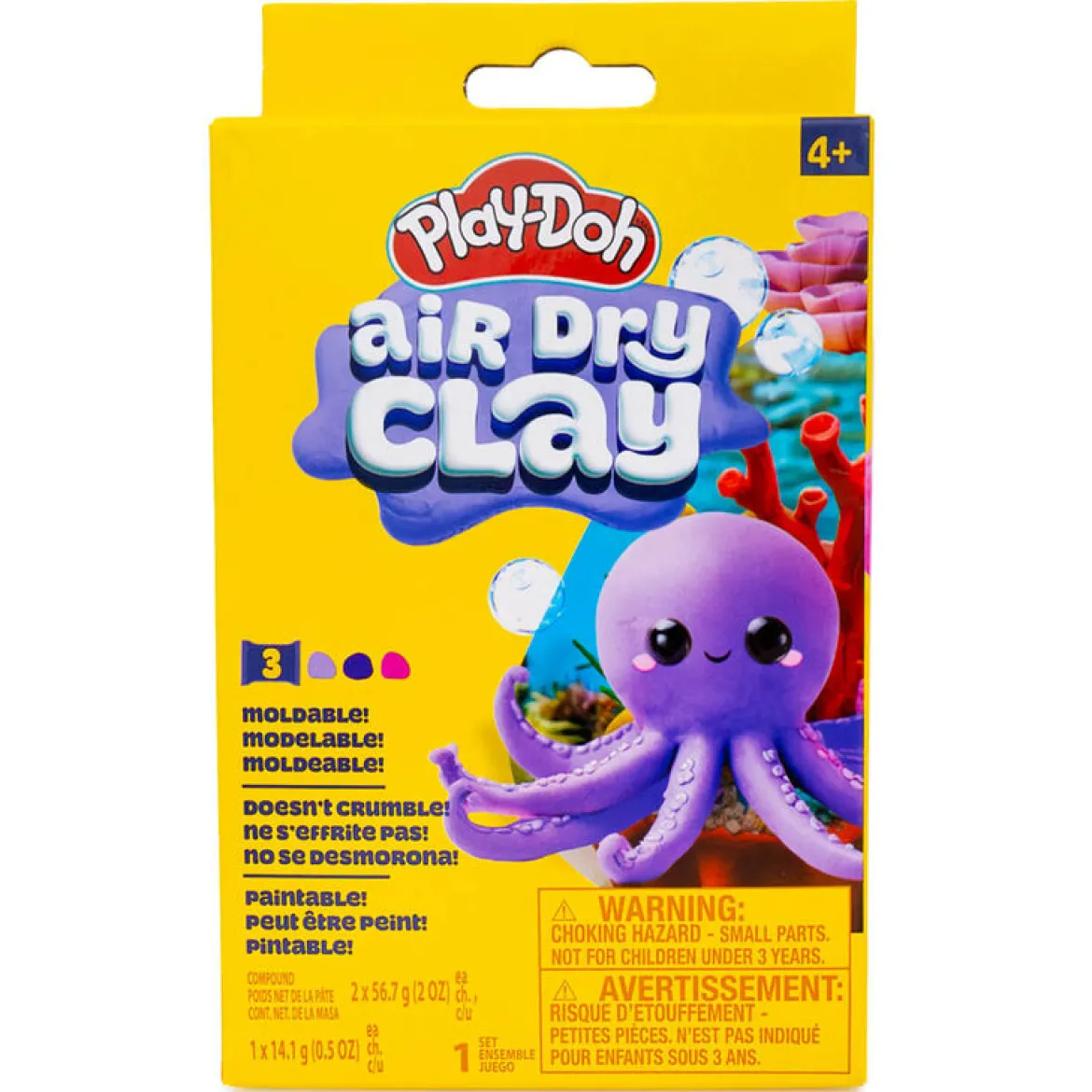 Play-Doh Air Dry Clay Mustekala
