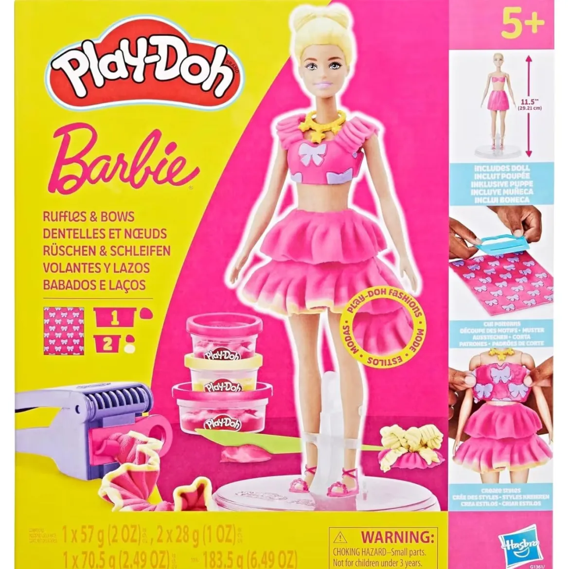 Play-Doh Barbie Vaaleatukkainen Muovailuvahasetti