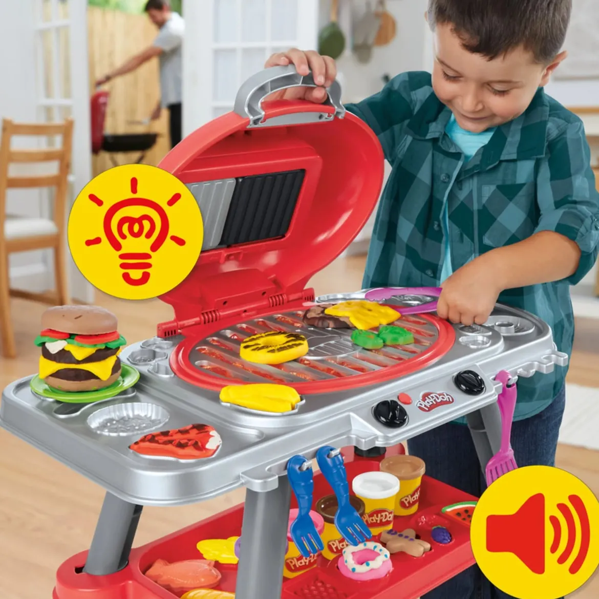Play-Doh Muovailuvaha Grilli Leikkisetti