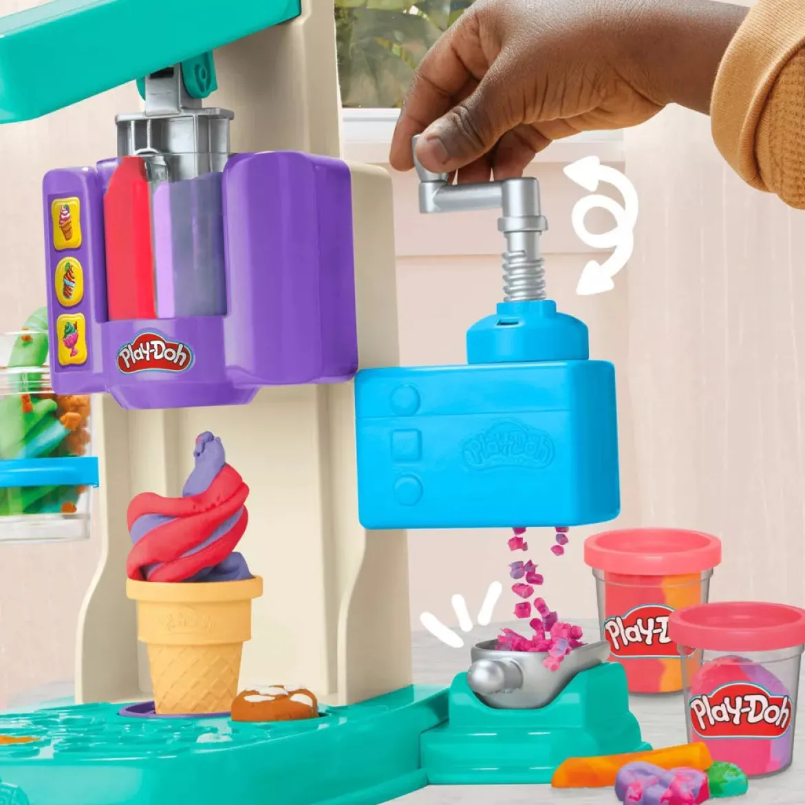 Play-Doh Muovailuvaha Rainbow Swirl Pehmiskone