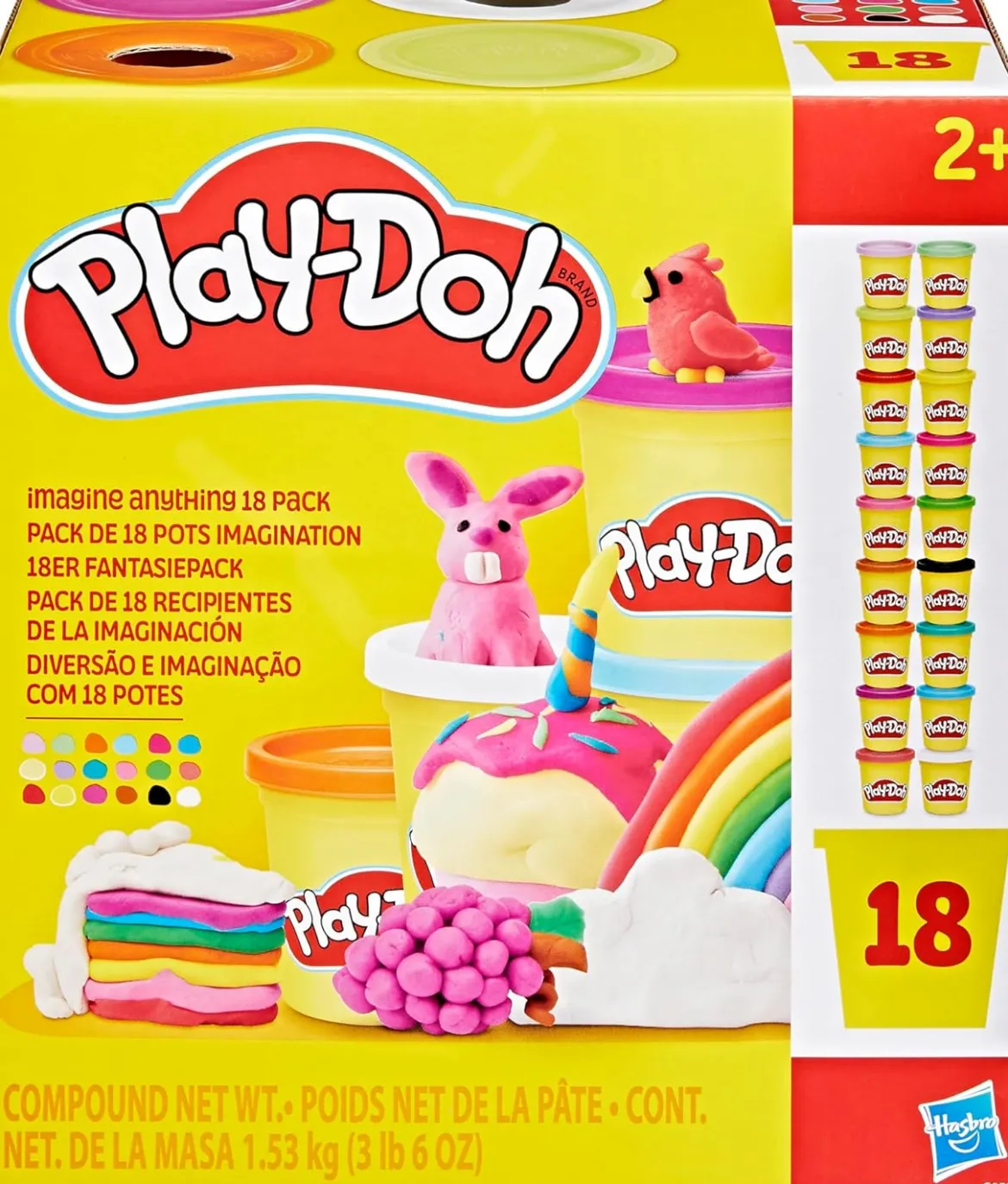 Play-Doh Muovailuvaha 18 Värin Pakkaus