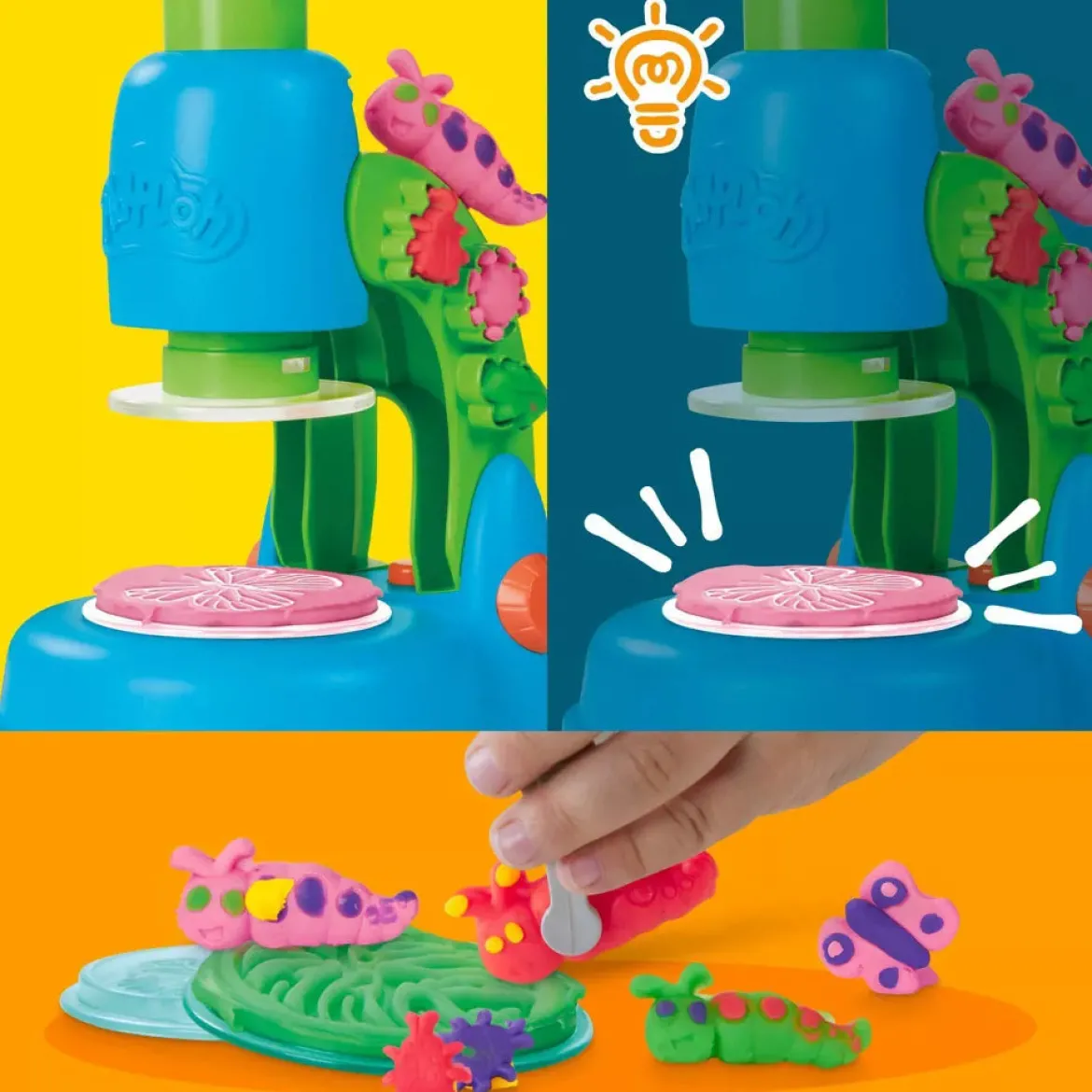 Play-Doh Muovailuvaha Wonder Glow Mikroskooppi