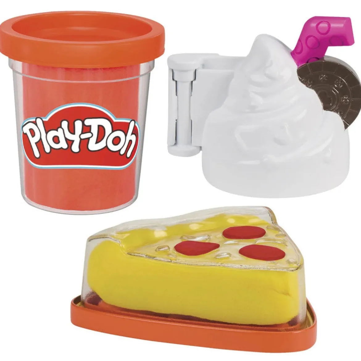 Play-Doh Pizza & Milkshake Pieni Muovailuvaha Leikkisetti