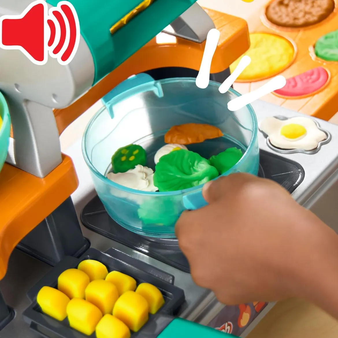 Play-Doh Super Sizzlin Muovailuvaha Keittiöleikkisetti