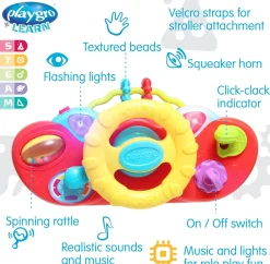 Playgro Music Drive and Go Musiikkilelu Ratti
