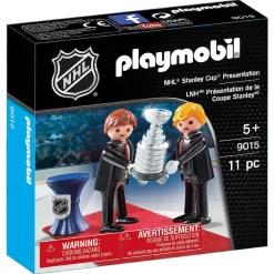 Playmobil NHL Jääkiekko Stanley Cup sekä Kaksi Pelaajaa Puvuissa
