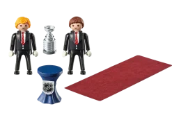 Playmobil NHL Jääkiekko Stanley Cup sekä Kaksi Pelaajaa Puvuissa