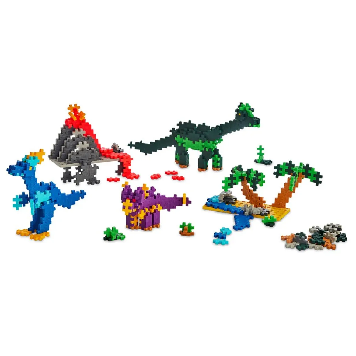Plus-Plus Learn To Build, Dinosaurukset