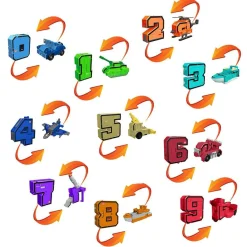 Pocket Morphers Muuntautuvat Ajoneuvot/Numerot Lajitelma