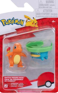 Pokemon Battle Figuurit Lotad Ja Charmander