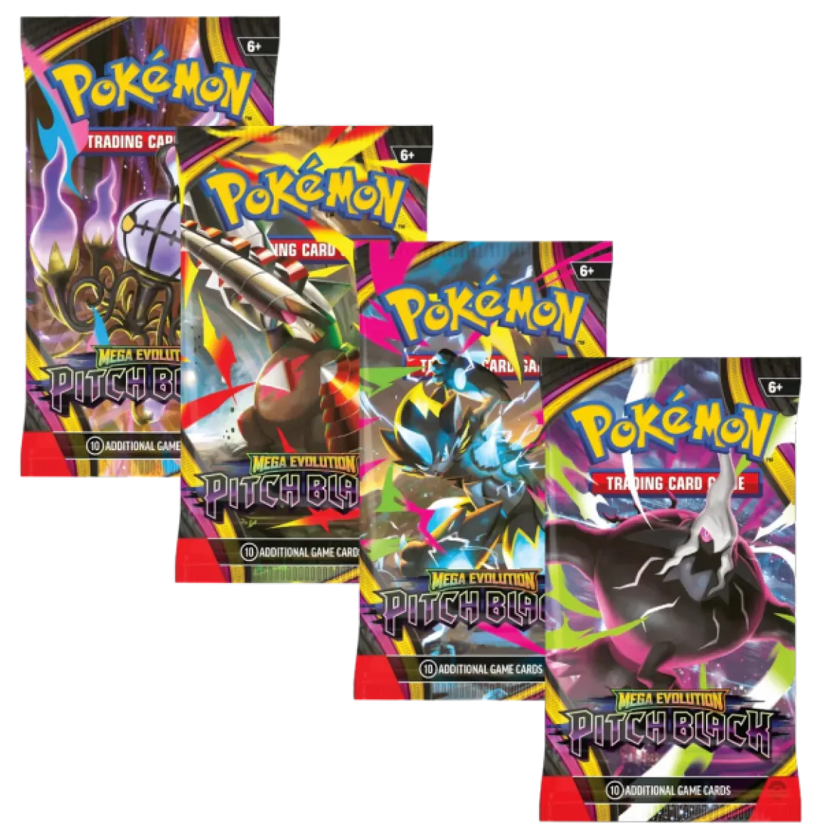 Pokemon Mega Evolution Pitch Black Booster Korttipakka